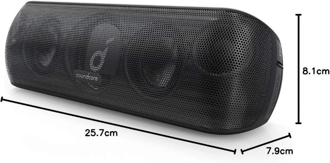 Anker Soundcore Motion Bluetooth スピーカー 防水 重低音 apt X 30 W出力 12時間連続再生 IPX 7 パッシブラジエーター ブラック