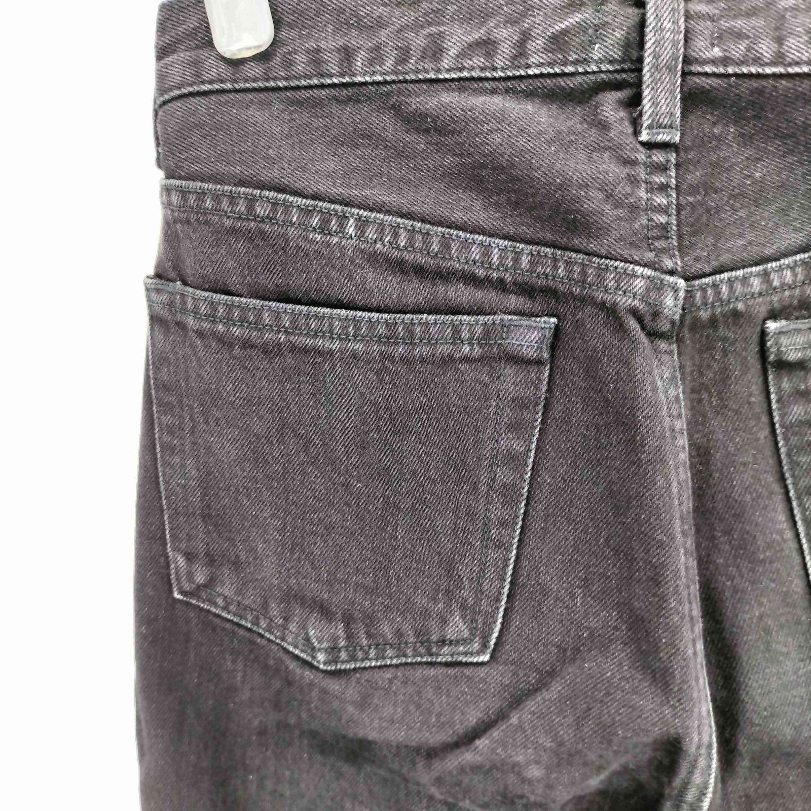 ユーズドフルギ USED古着 ストレートブラックデニムパンツ レディース