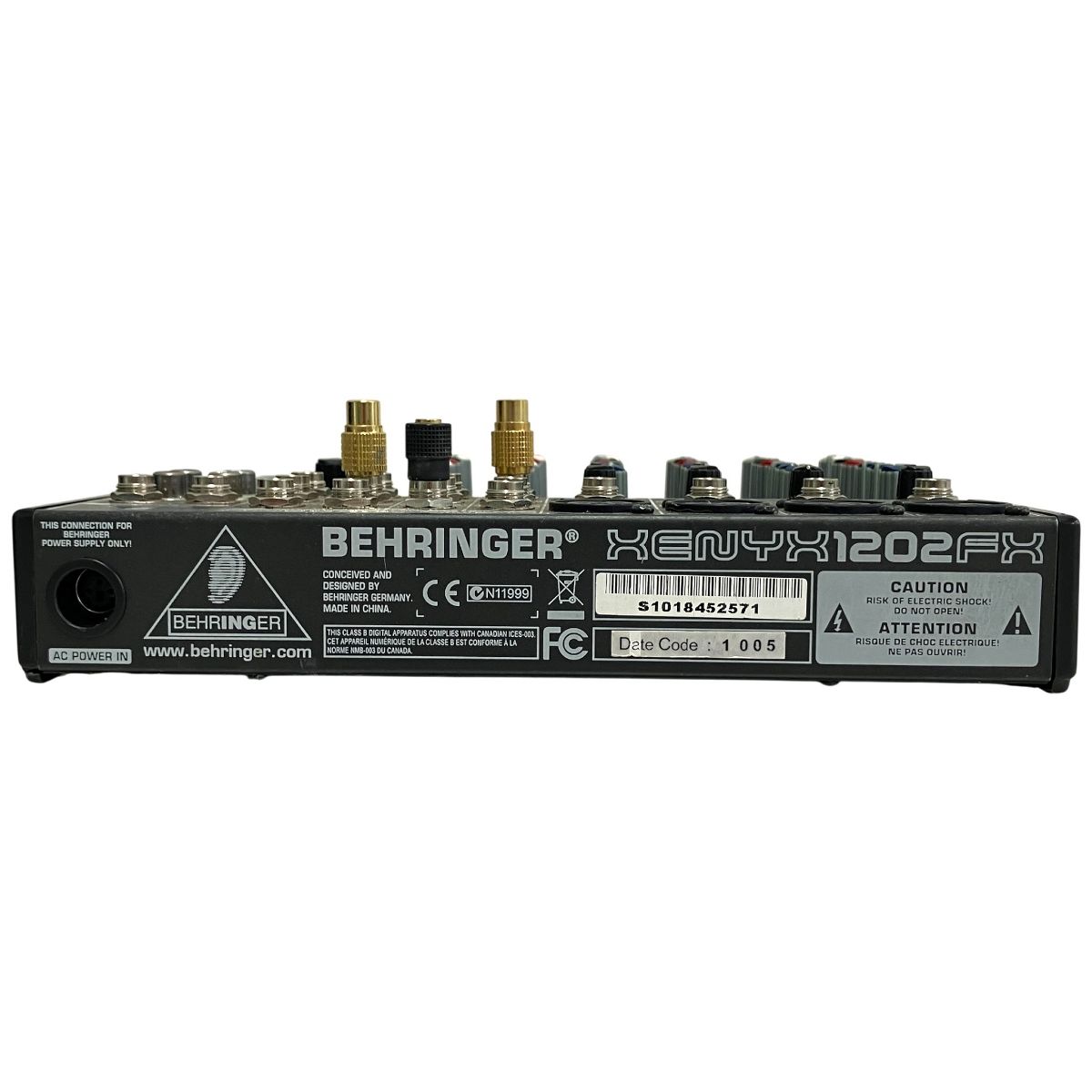 BEHRINGER XENYX 1202FX ミキサー 音響機器 ジャンク T10525462 - メルカリ