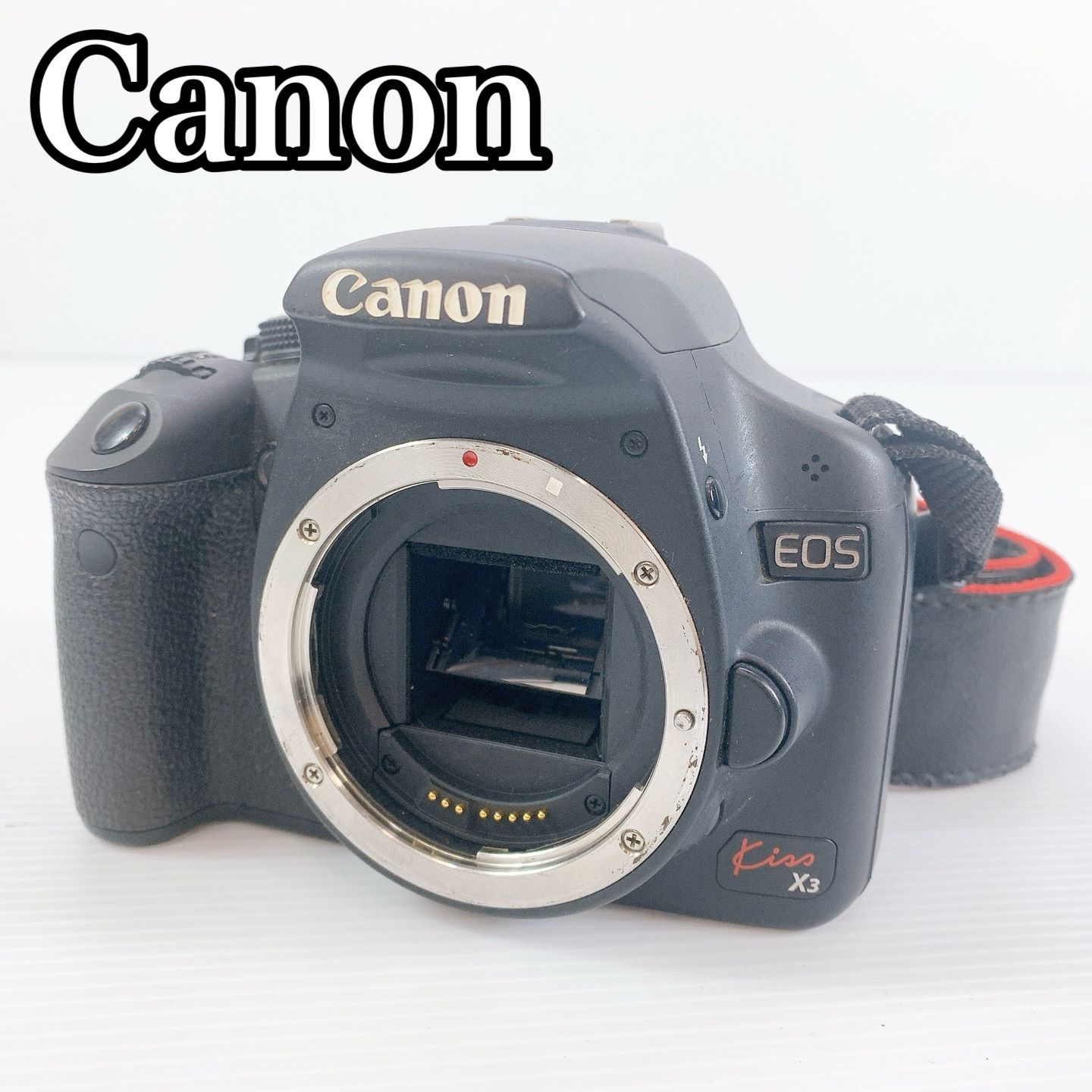 H-164 Canon EOS Kiss X3 デジタル一眼レフカメラ 本体のみ ブラック
