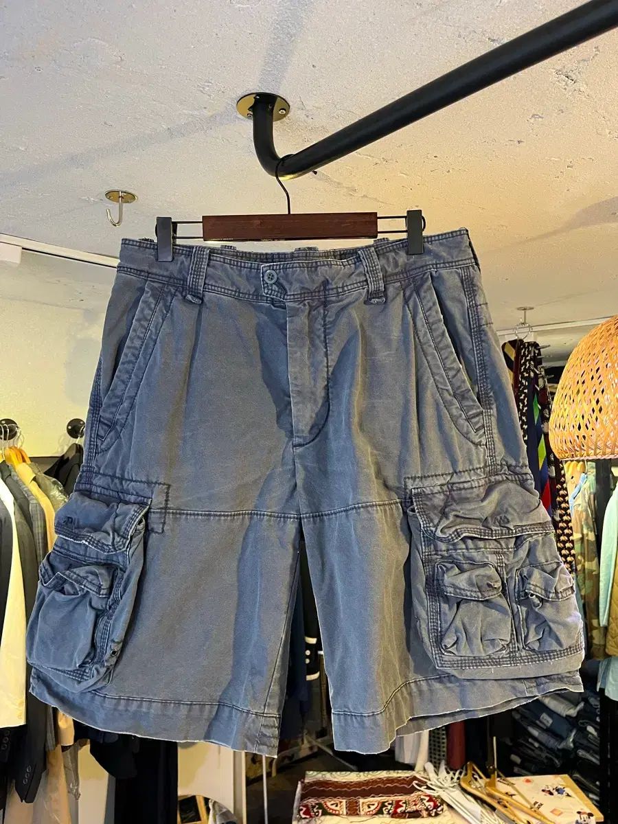 zo691 ポロラルフローレン/短丈/リップストップカーゴショーツ/カーゴ