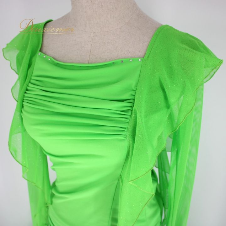 社交ダンス 衣装 スタンダード 上下セット ツーピース レッスンウェア