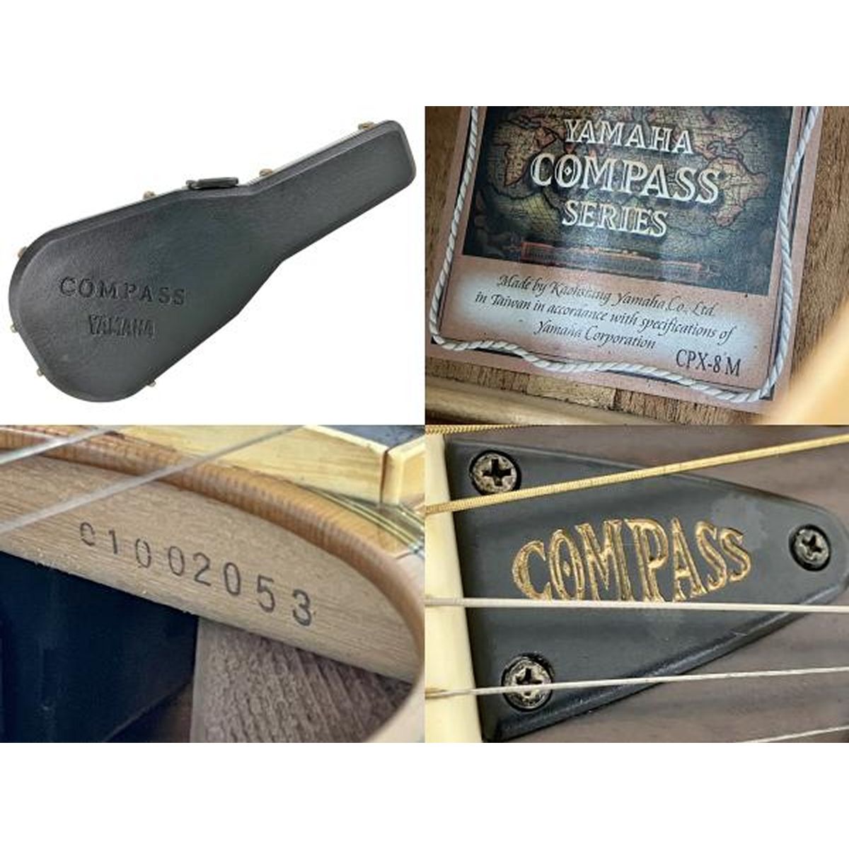 YAMAHA CPX 8 M COMPASS 2000年製 エ コ エレキ アコースティックギター ヤマハ コンパス 弦楽器