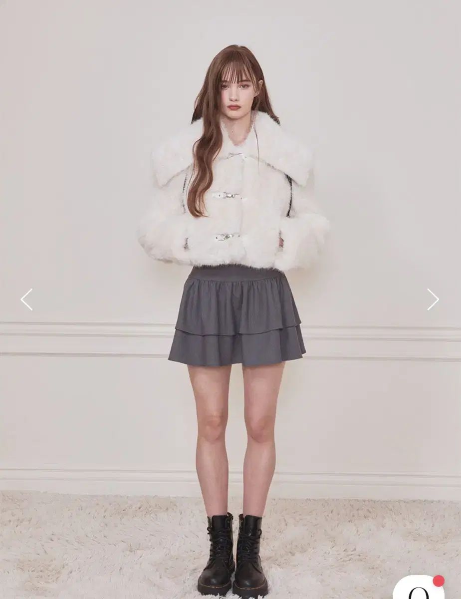 実物画像あり ノットユアローズ スカート Lily skirt gray S