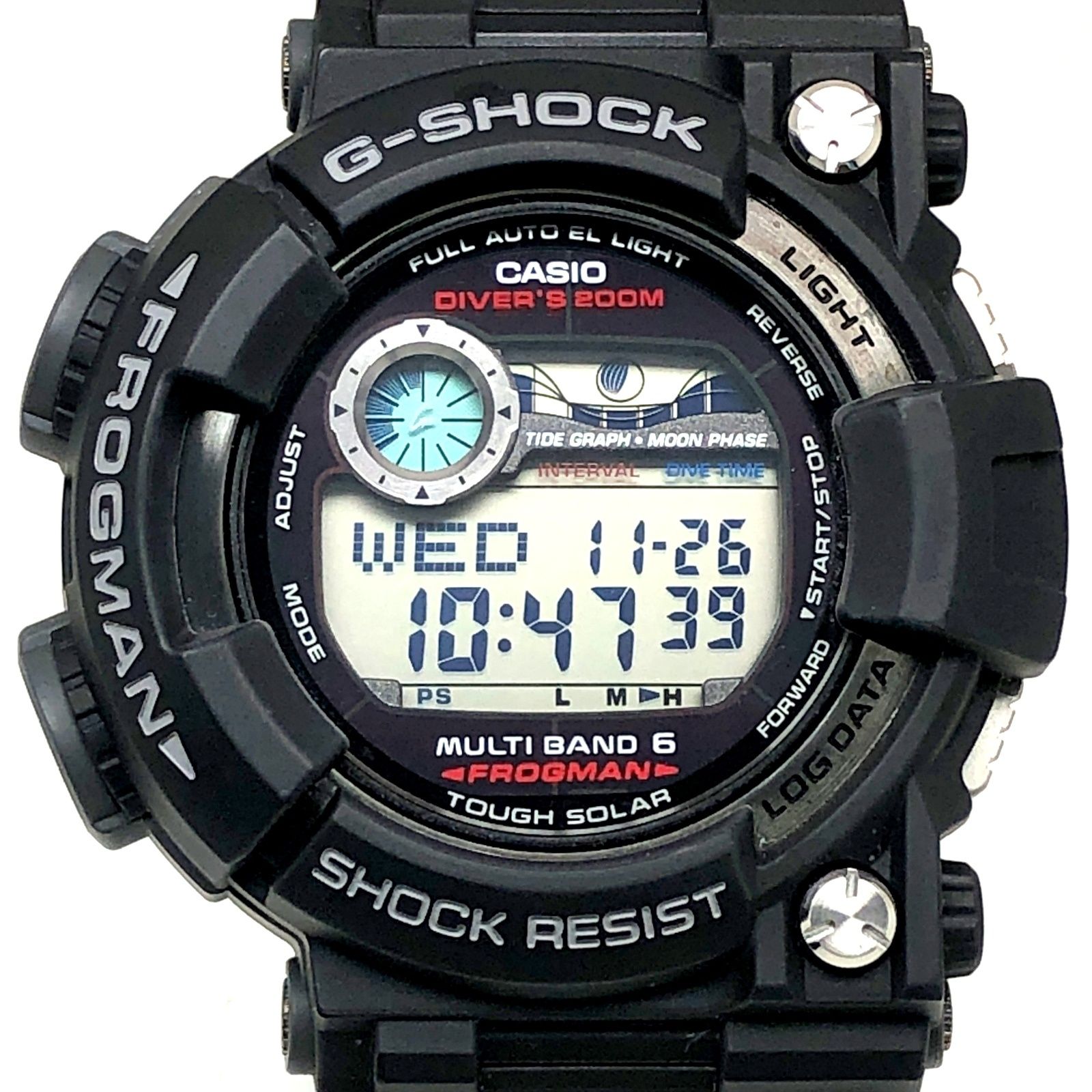 G-SHOCK ジーショック GWF-1000-1 FROGMAN 4代目フロッグマン 電波