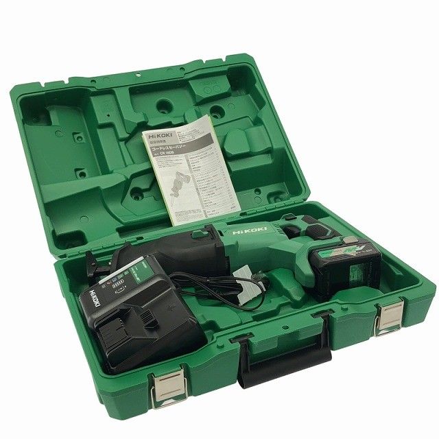 ♥品 HiKOKI ハイコーキ 18 V コードレスセーバソー CR DBL XP バッテリー 充電器付119090