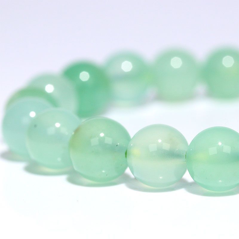 K2042-2〕高品質 透明度抜群 約8mm クリソプレーズ Chrysoprase 緑玉髄