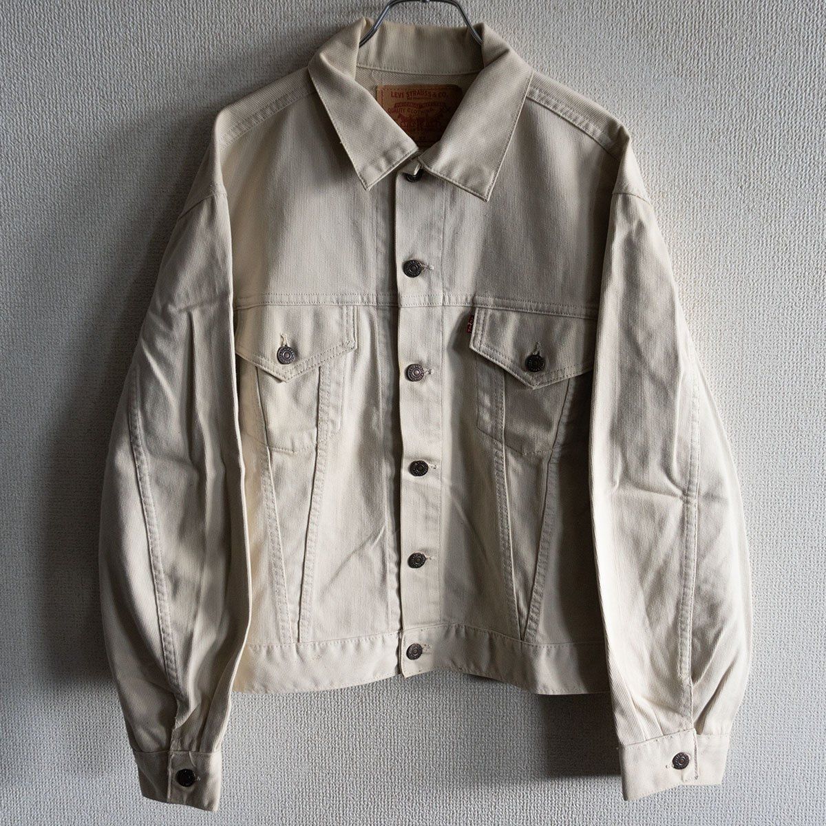 60S/ビッグサイズ46】 LEVI'S 【941BXX BIGE ピケ ジャケット】60年代