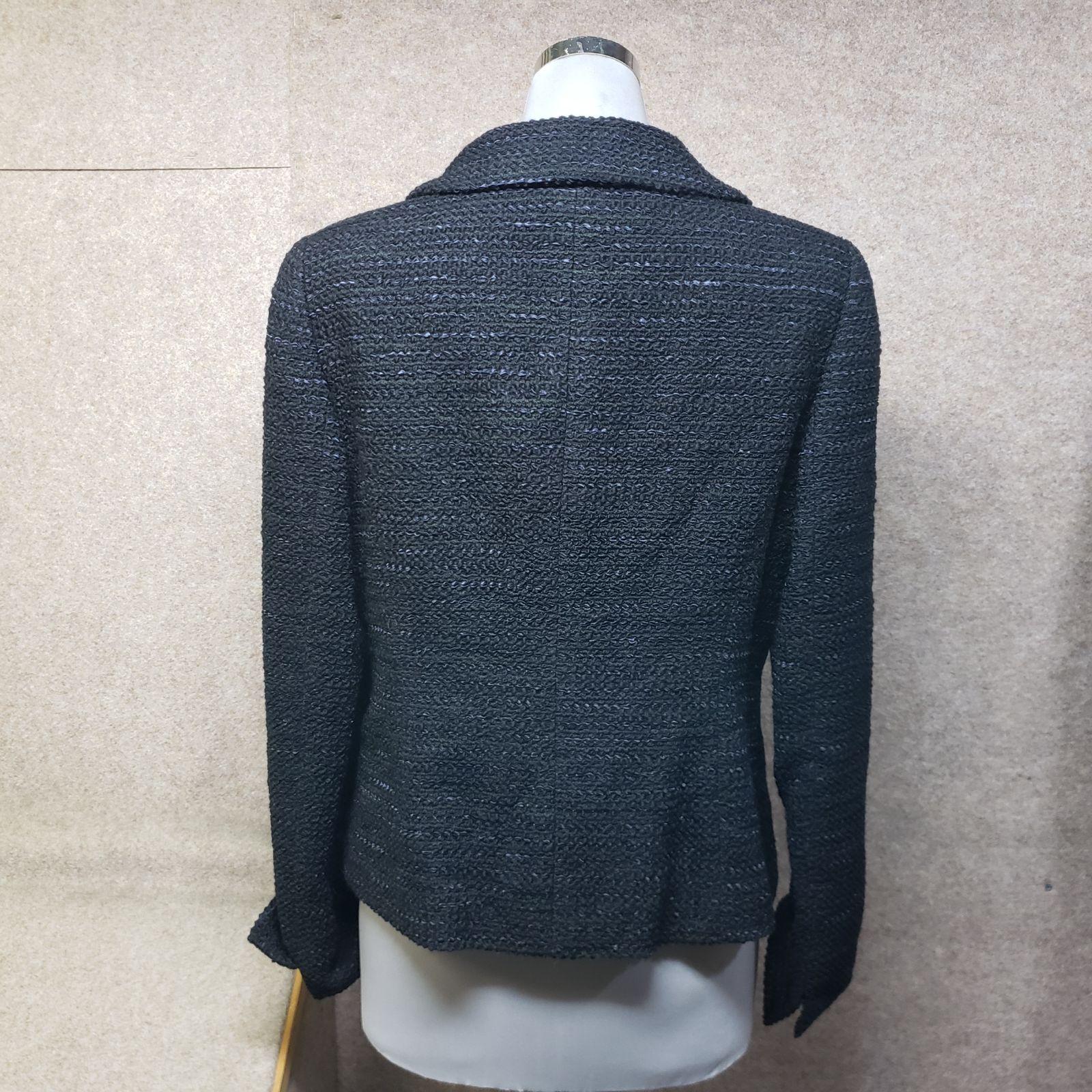 YUKI TORII ジャケット ツイード調デザイン ブラック系 表記サイズ：40