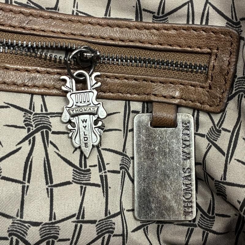 トーマスワイルド バッファロー スカル スタッズ タッセル レザー