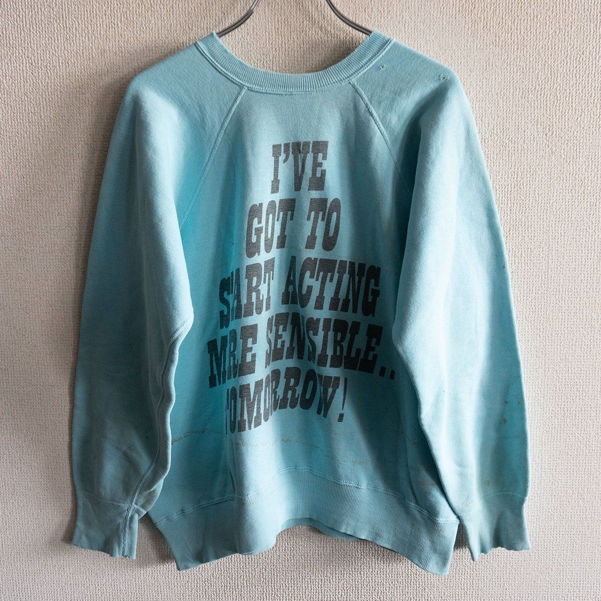 希少/雰囲気抜群】MAYO SPRUCE【60s スヌーピー スウェット】ブルー