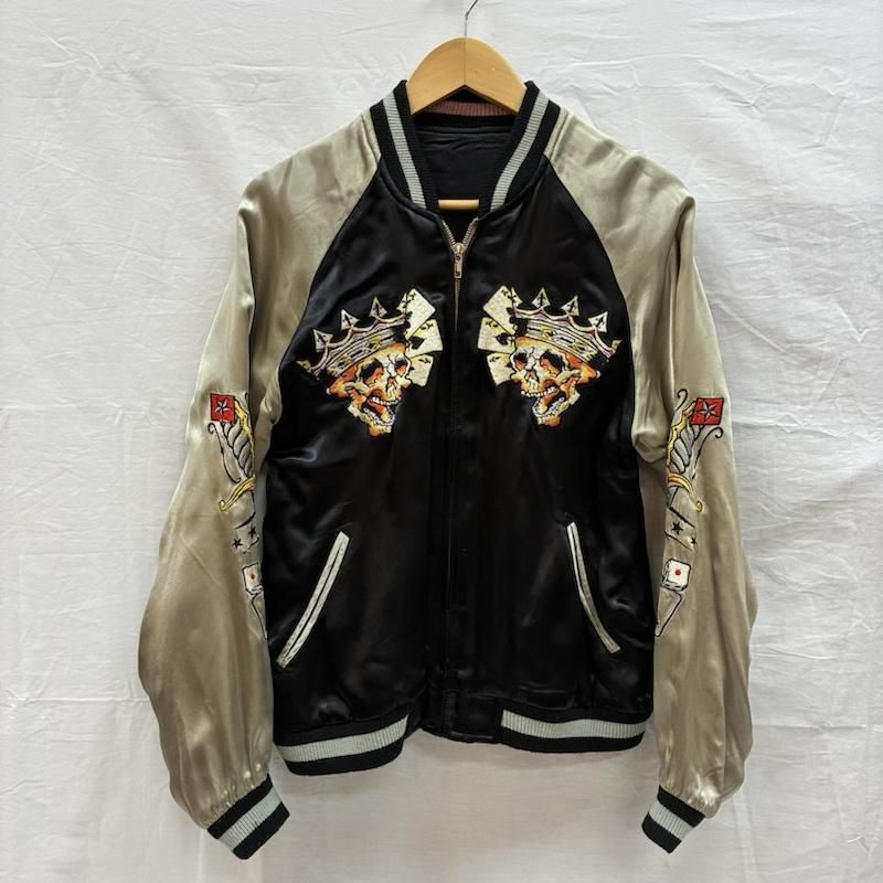 ラッキーサーティーン リバーシブル スカジャン レーヨン ダイス