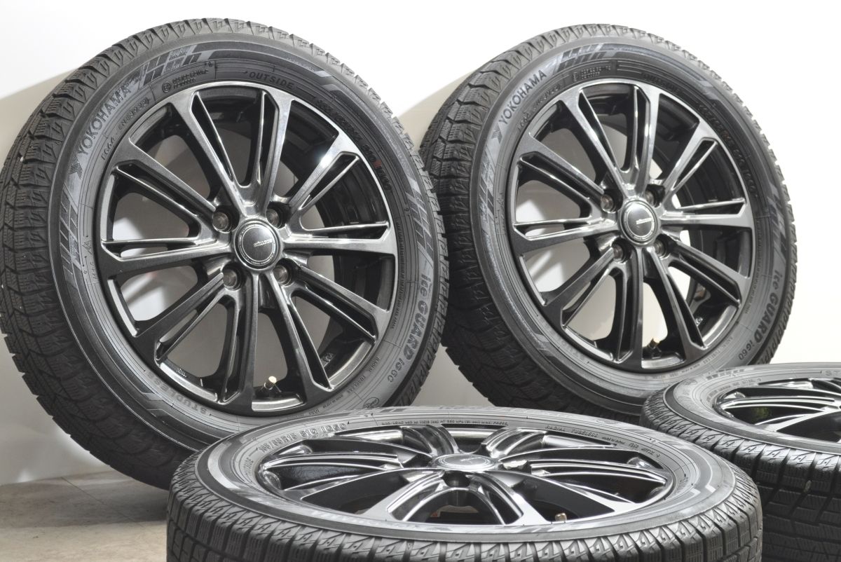 バリ溝 MILLOUS 15 in 4 5 J 45 PCD 100 ヨコハマ アイスガードiG 60 165 65 R デリカD 2 ソリオ タフト E 11ノート キューブ K 12マーチ