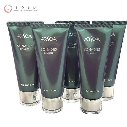 トクキレ】アルソア ソナディス ボーテ エモリエントクレイ 80g ×5本