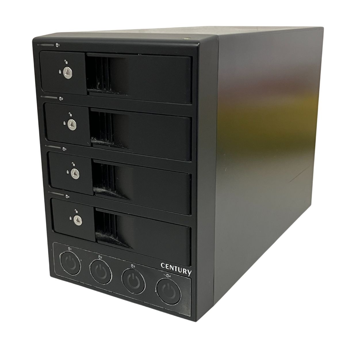 CENTURY 裸族のカプセルホテル Ver.2 外付け ストレージケース 3.5インチ 4ベイ USB 3.0 パソコン