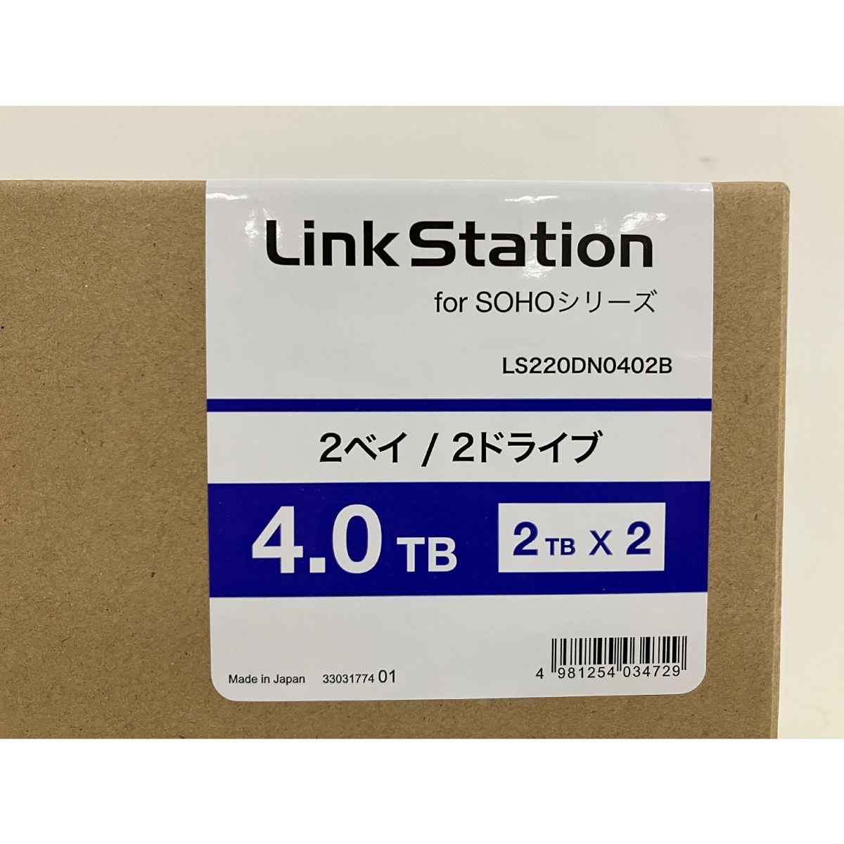BUFFALO バッファロー LinkStation for SOHOシリーズ LS220DN0402B NAS