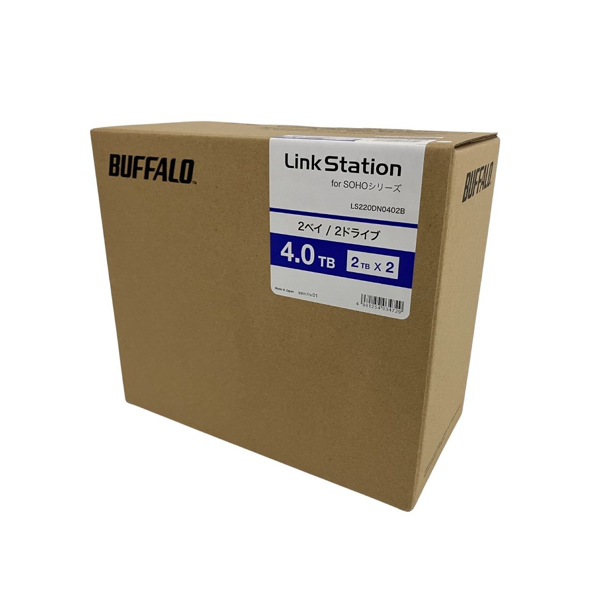 BUFFALO バッファロー LinkStation for SOHOシリーズ LS220DN0402B NAS