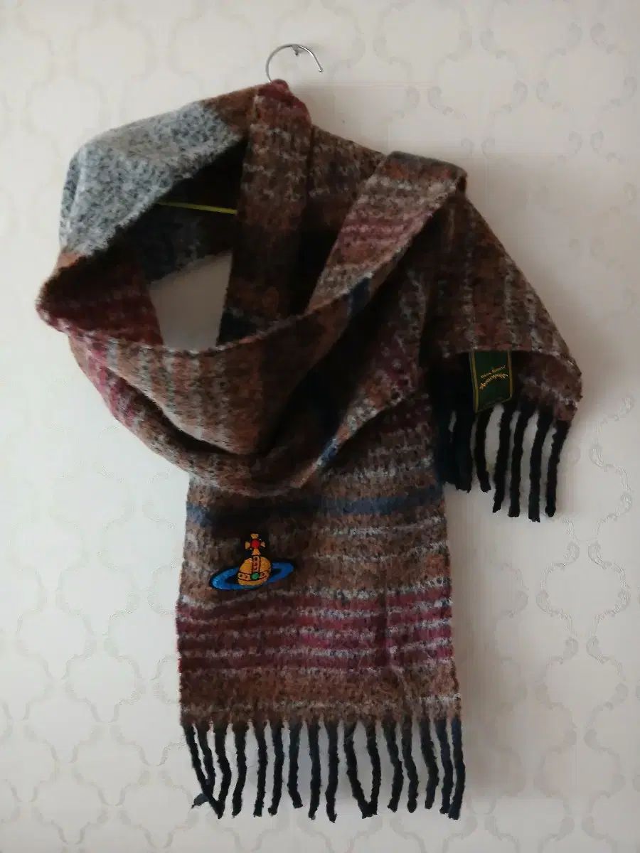 Vivienne Westwood チェック マフラー ブラウン - メルカリ