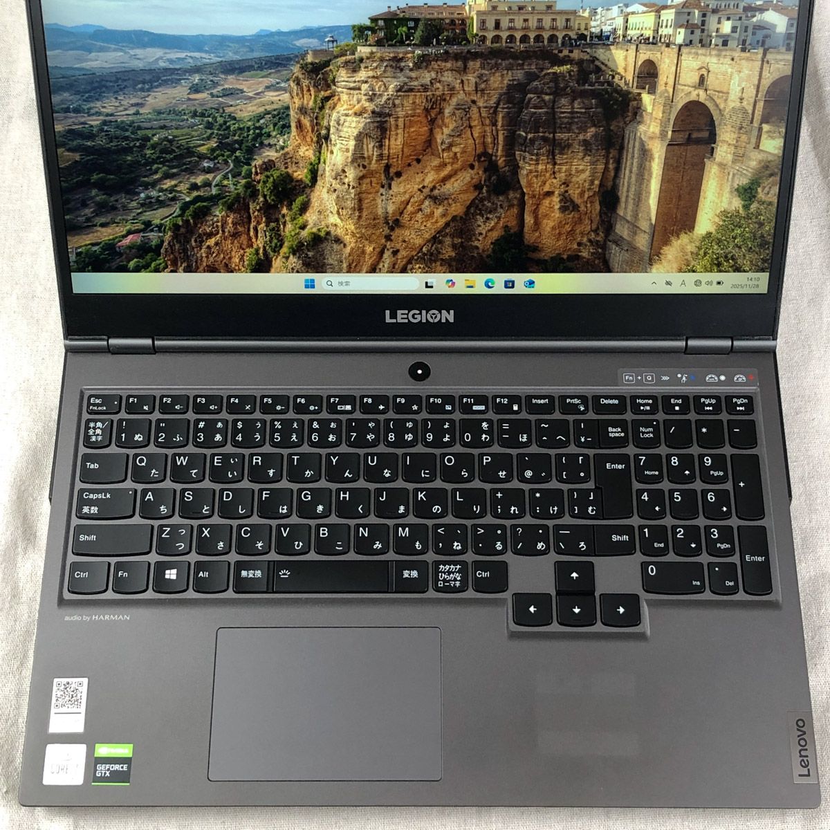 本体のみゲーミングパソコン ノートPC Lenovo Legion 5P  15IMH05Hi7-10750H・GTX1660Ti・16GB・SSD512GBレノボ レギオン&frasl;GB-251866（404100）