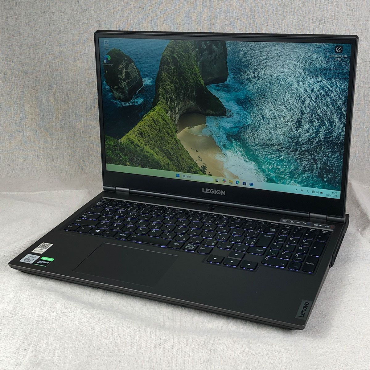本体のみゲーミングパソコン ノートPC Lenovo Legion 5P  15IMH05Hi7-10750H・GTX1660Ti・16GB・SSD512GBレノボ レギオン&frasl;GB-251867（405213）