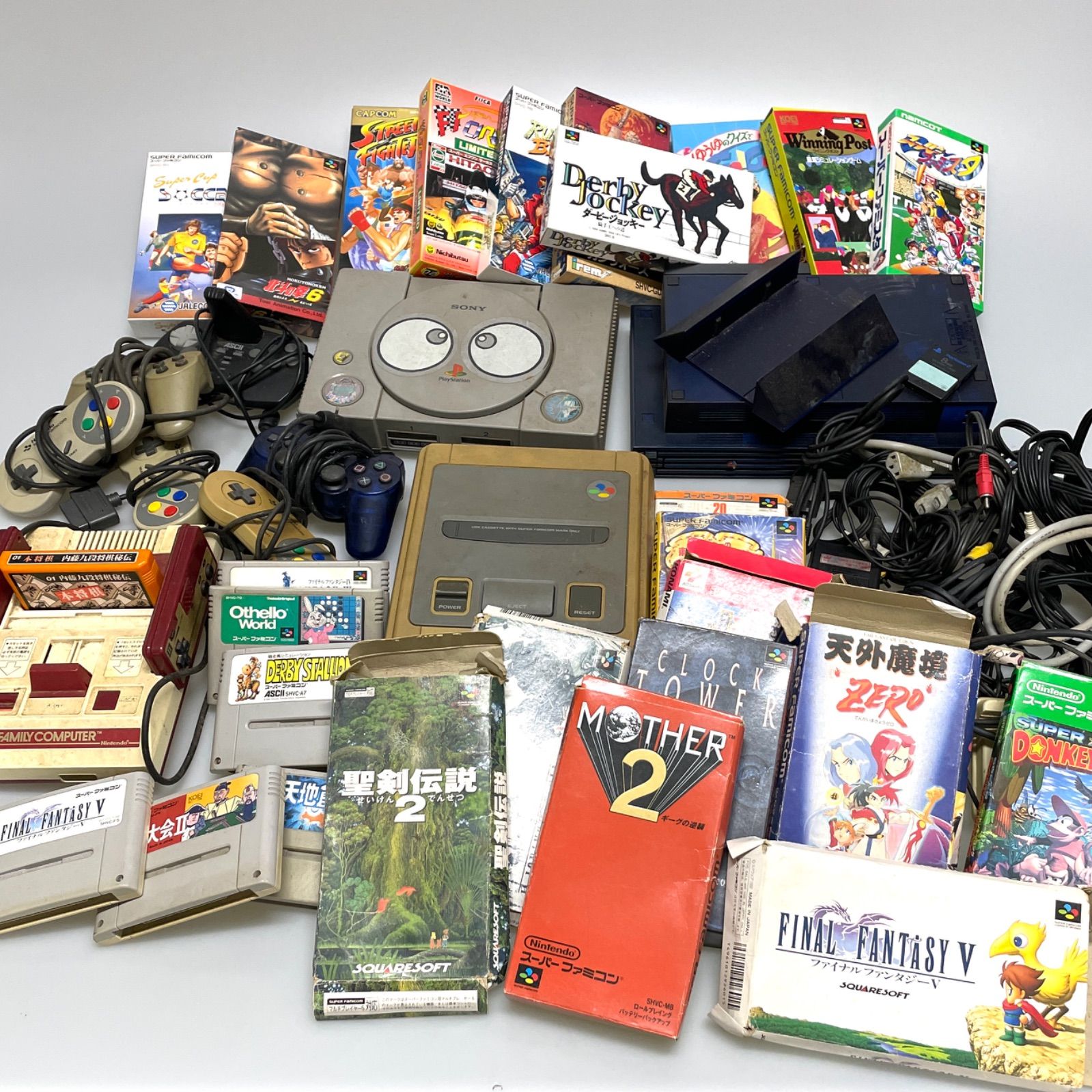 NK 117 品 ファミコン スーパーファミコン プレステ 本体 ソフトまとめ