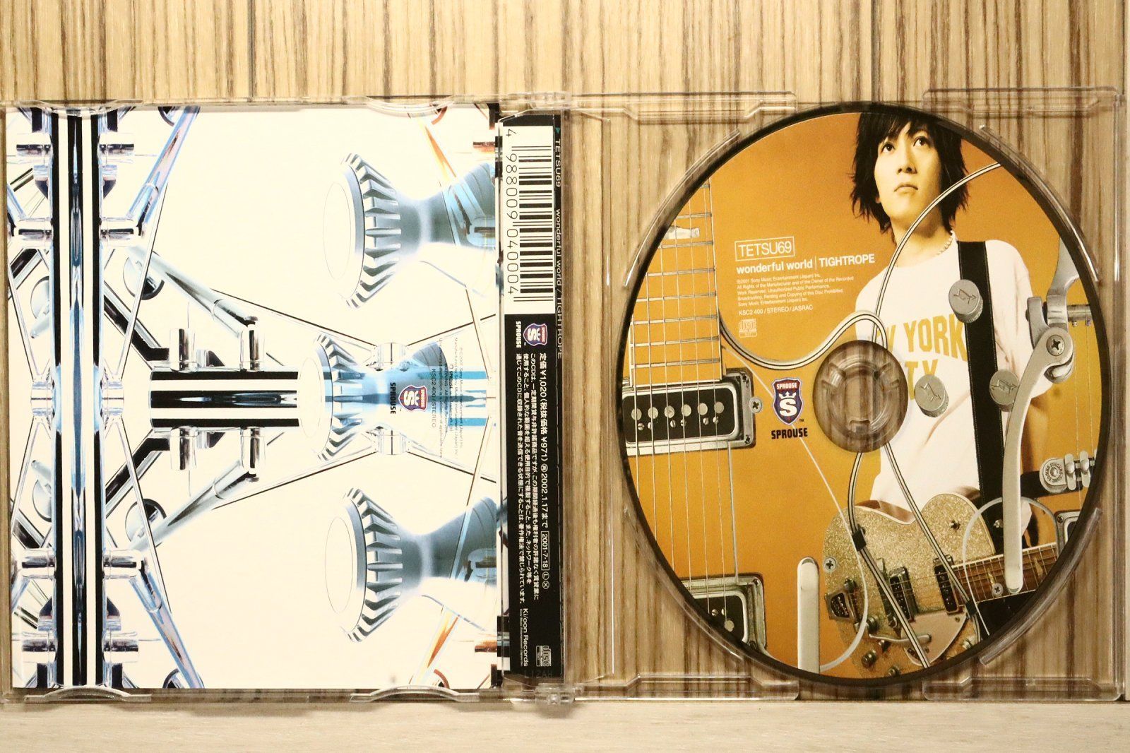 国内盤CD☆テツロック/TETSU69□ wonderful world/TIGHTROPE 【KSC2400