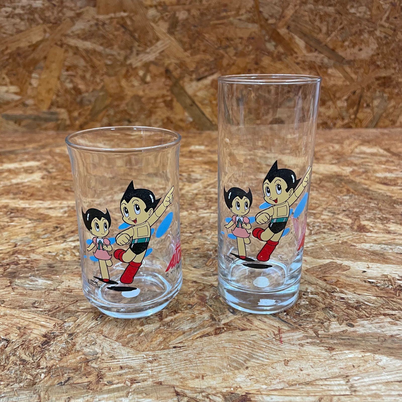 昭和レトロ NTV・手塚プロダクションオフィシャル 鉄腕アトム グラス 2