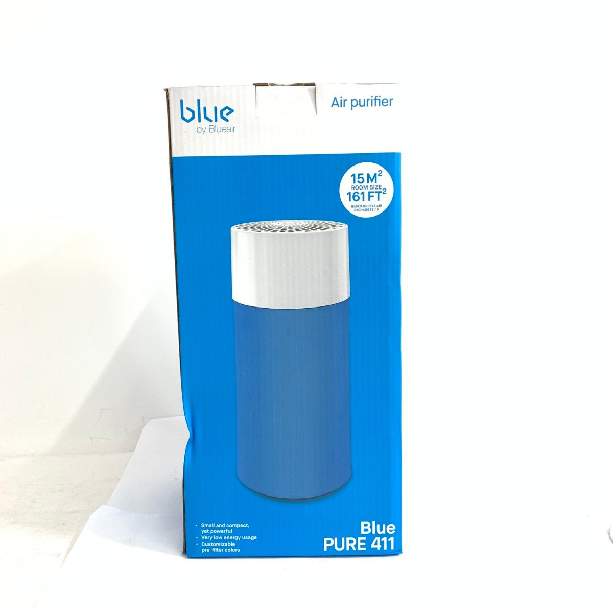 Blue by Blueair ブルーエア 空気清浄機 PURE 411 ホワイト/ブルー