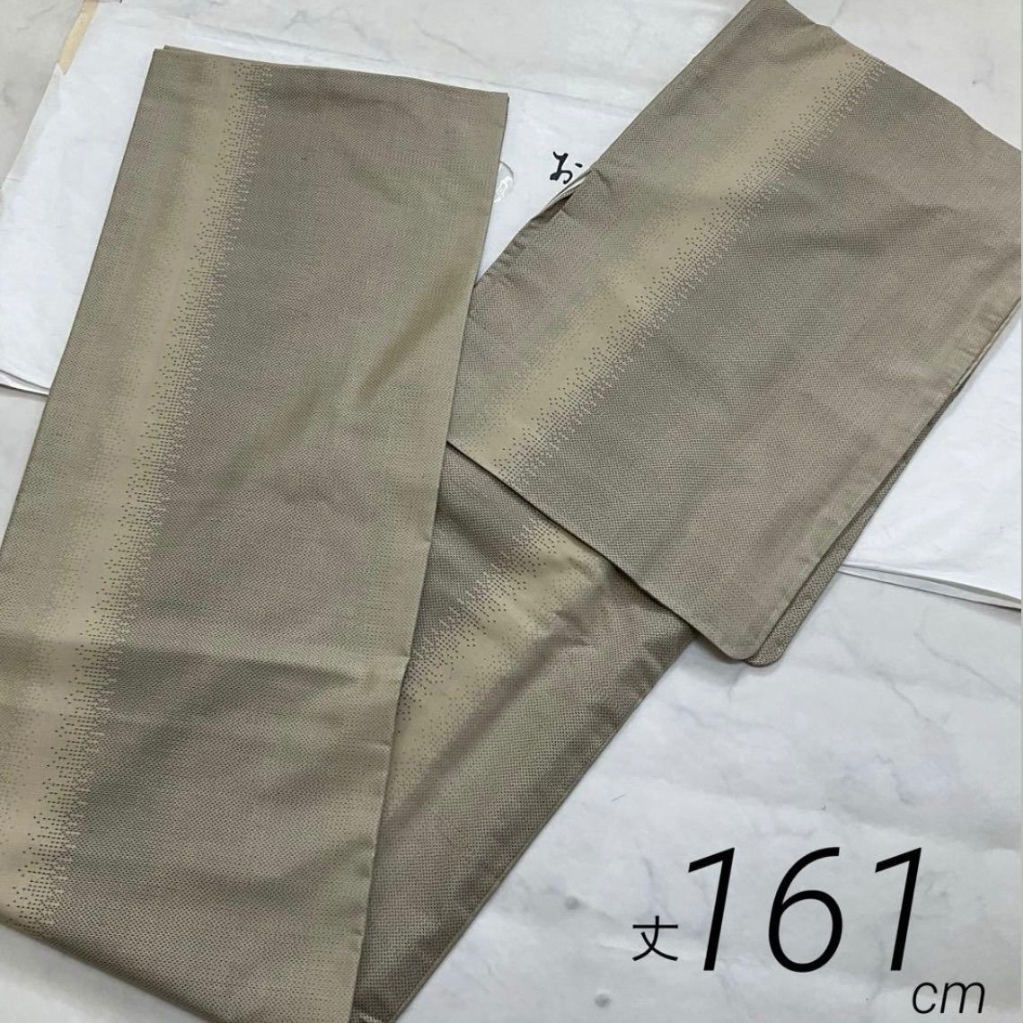 kimono one◆kimonoarisa◆♥同然◆素敵な大島紬◆広衿◆袷◆ロング◆仕付け糸付き◆裄63.5肩丈161