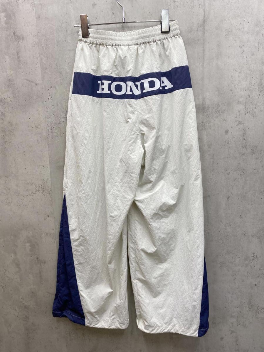  MOUSSY HONDA マウジー ホンダ 6001 レーシング ロゴ ナイロン パンツ size 1 白 レディース その他 パンツ