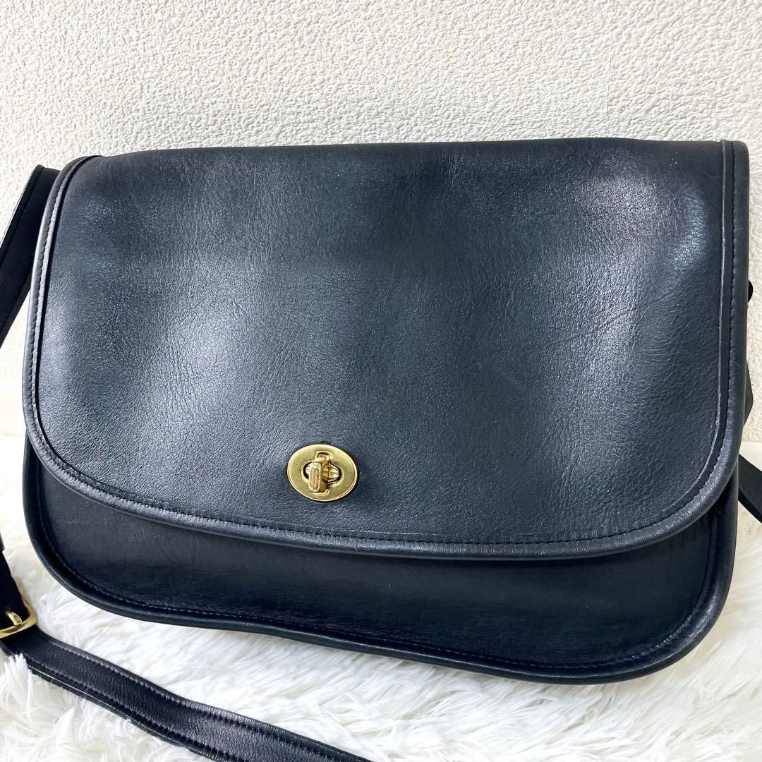 オールドコーチ　希少ケース　ターンロック　ネイビー　美品 オールドコーチ 希少ケース ターンロック ネイビー 美品 オールド