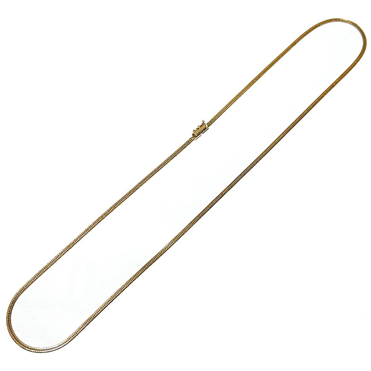 喜平 ネックレス 18金 トリプル 12面 55cm 6.8g 造幣局検定マーク K18 