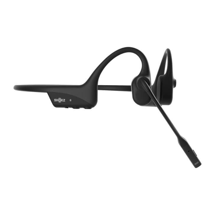Shokz ショックス OpenComm 2 2025 Upgrade ビジネスイヤホン 骨伝導 ワイヤレス bluetooth 5.1 技適認証済み 16時間連続再生 ブラック