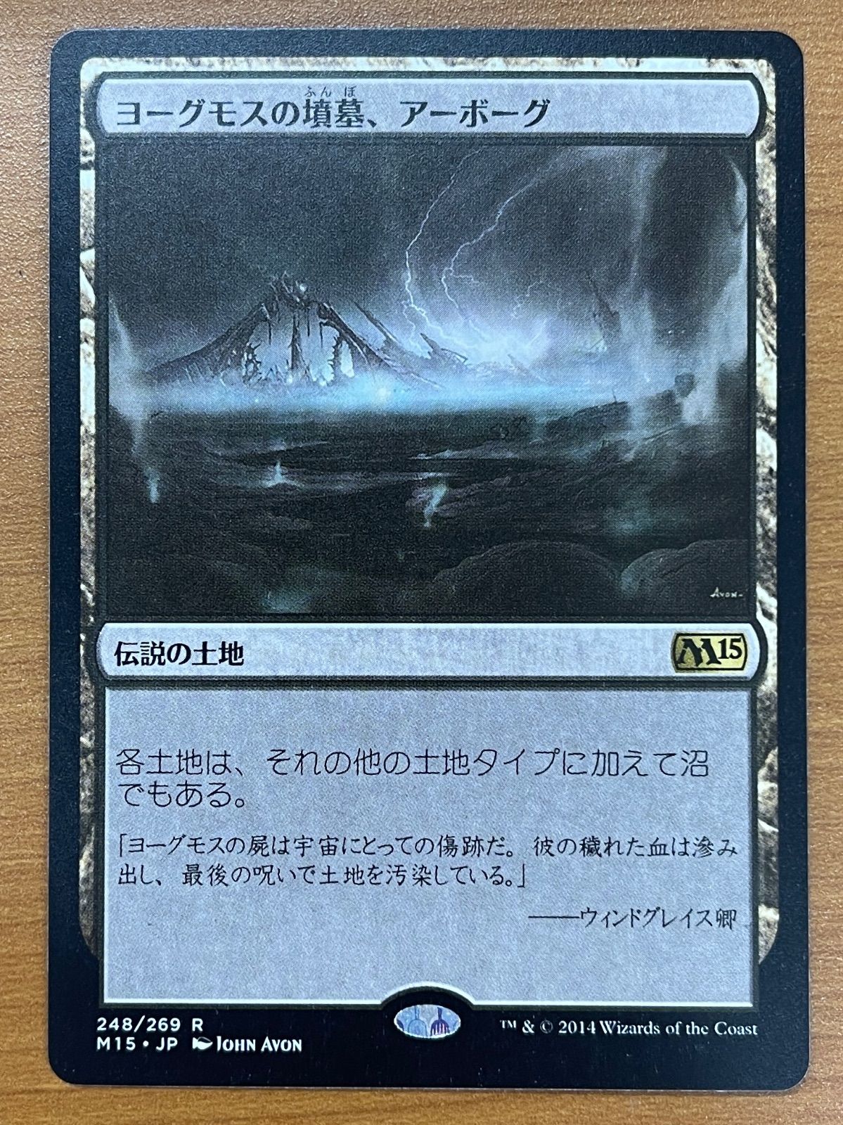 ヨーグモスの墳墓、アーボーグ foil FtV:Realms MTG Magic the