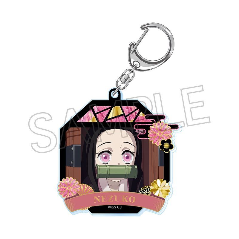 新品/公式】鬼滅の刃_螺鈿風シリーズアクリルキーホルダー Vol.4 竈門