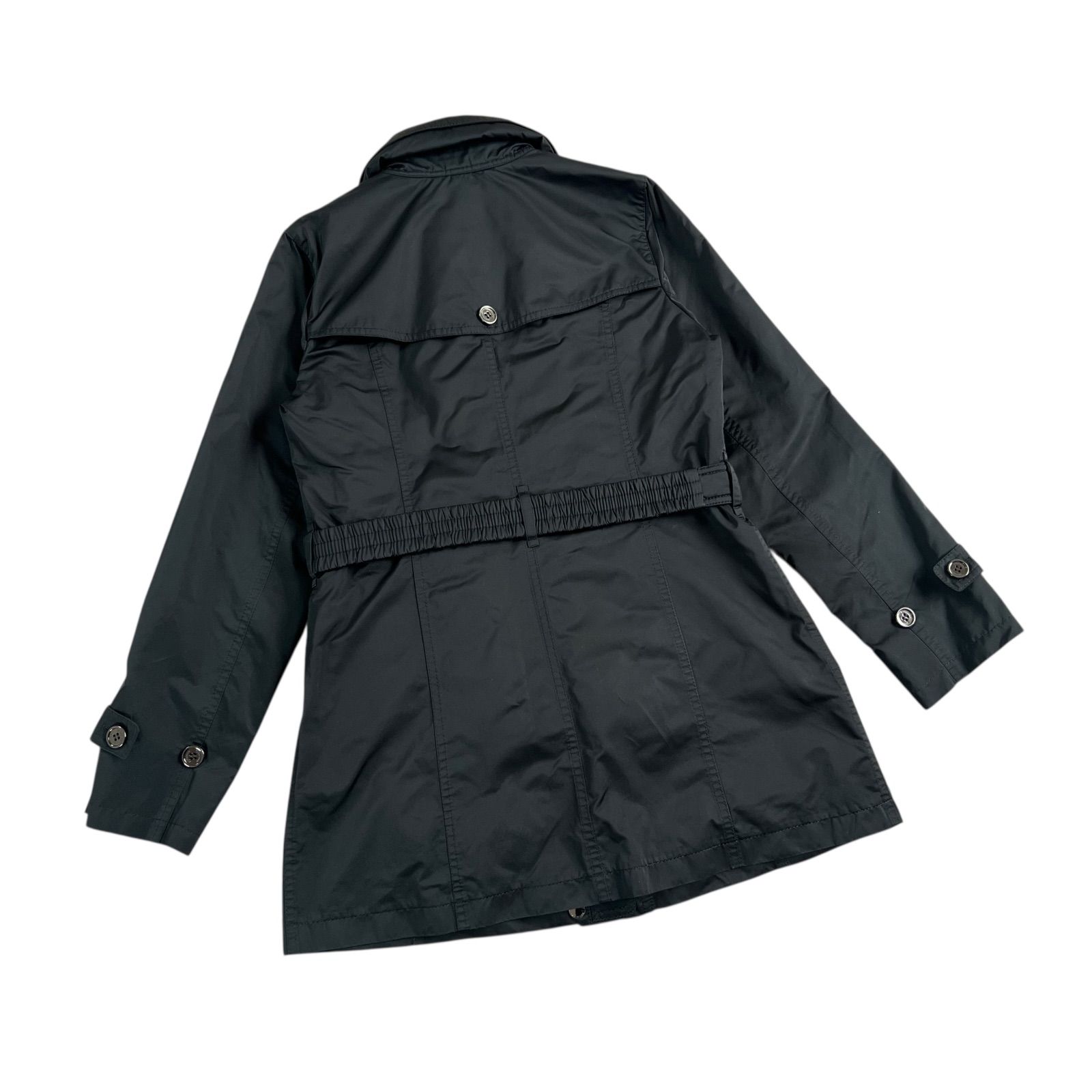 BURBERRY LONDON / バーバーロンドン ベルト付 ナイロンショートコート