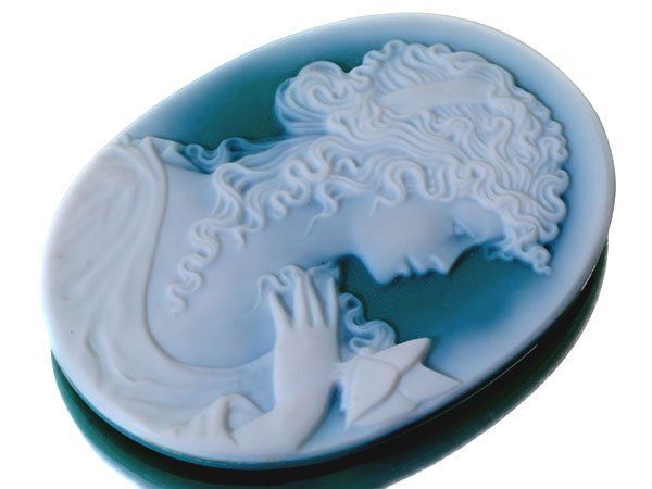 ジュエリー極】ハンス・ペーター・ミュラー作 綺麗な女性の彫刻 高級