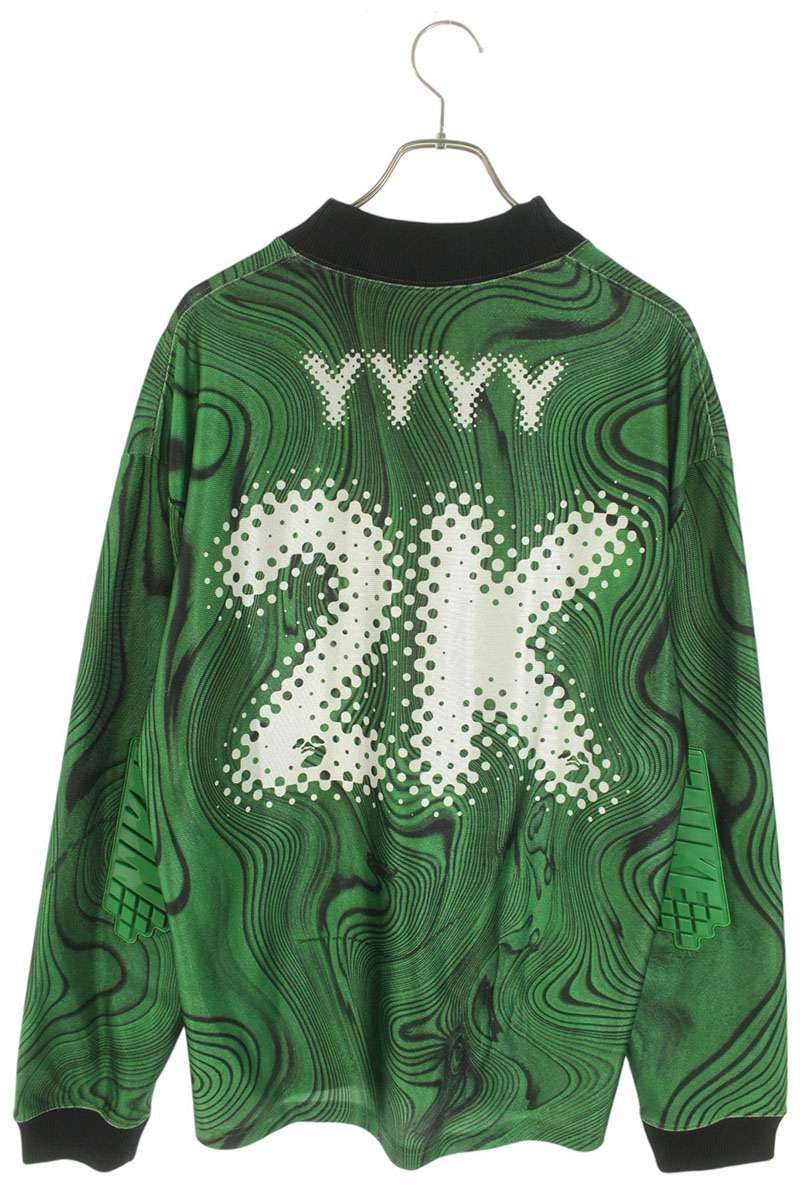 ナイキ ×オフホワイト OFF-WHITE FQ0998-389 ロゴゲームシャツ長袖