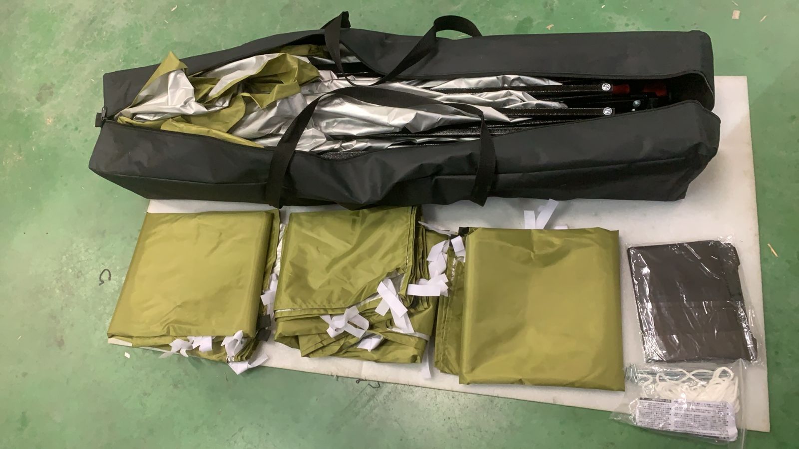 ApeexCanopy タープテント 3 m×3 m 横幕 サイドシート 付属 --524630