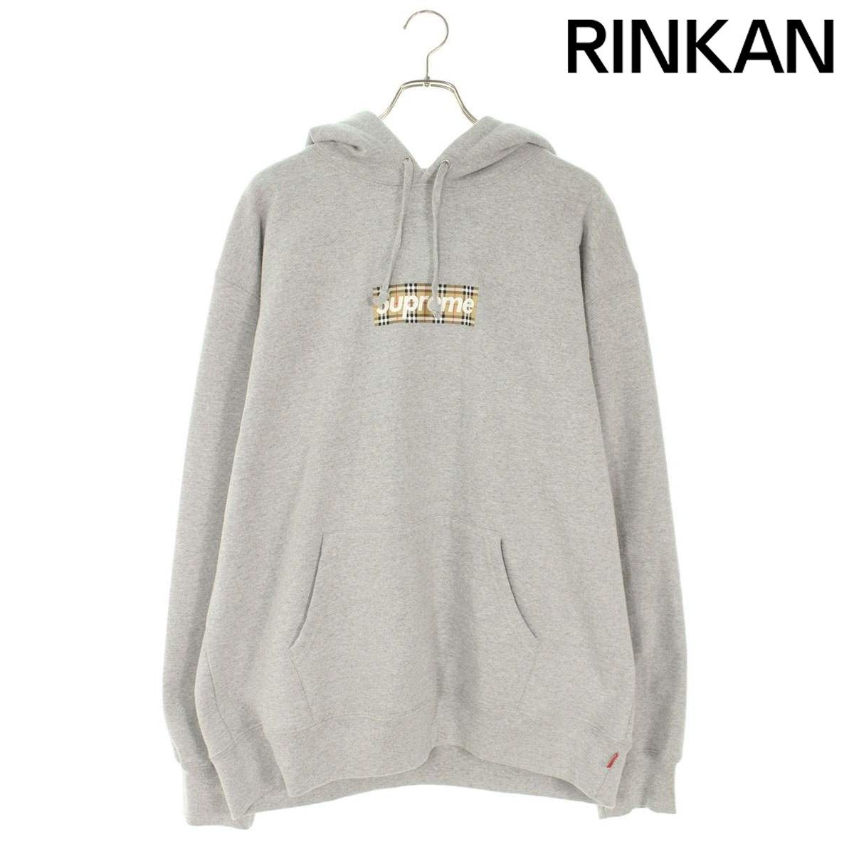 シュプリーム ×バーバリー Burberry 22SS Burberry Box Logo Hooded