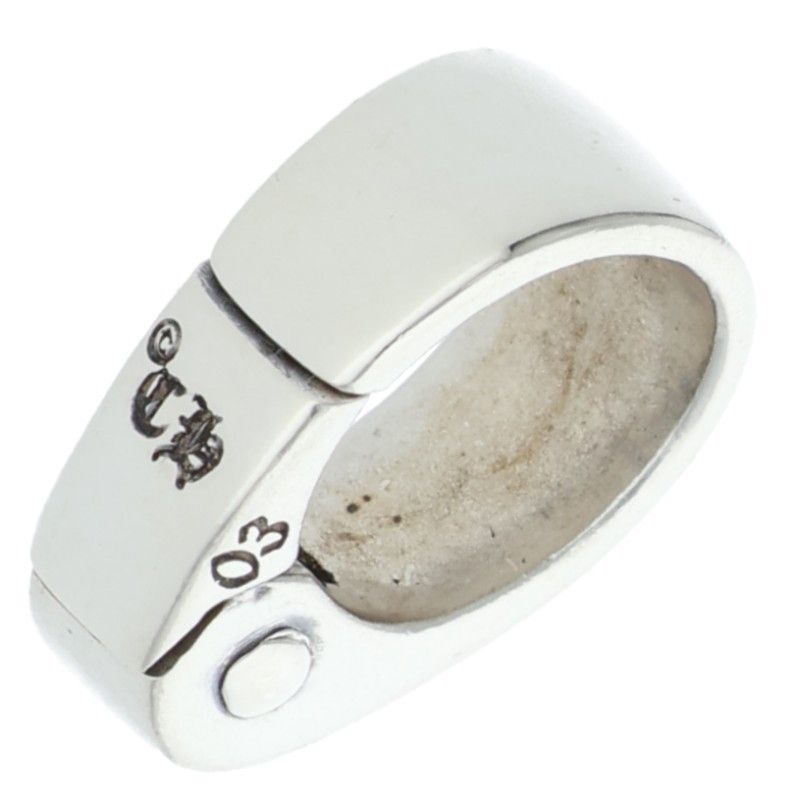 クロムハーツ PLAIN BALE/プレーンベイル シルバーネックレストップ