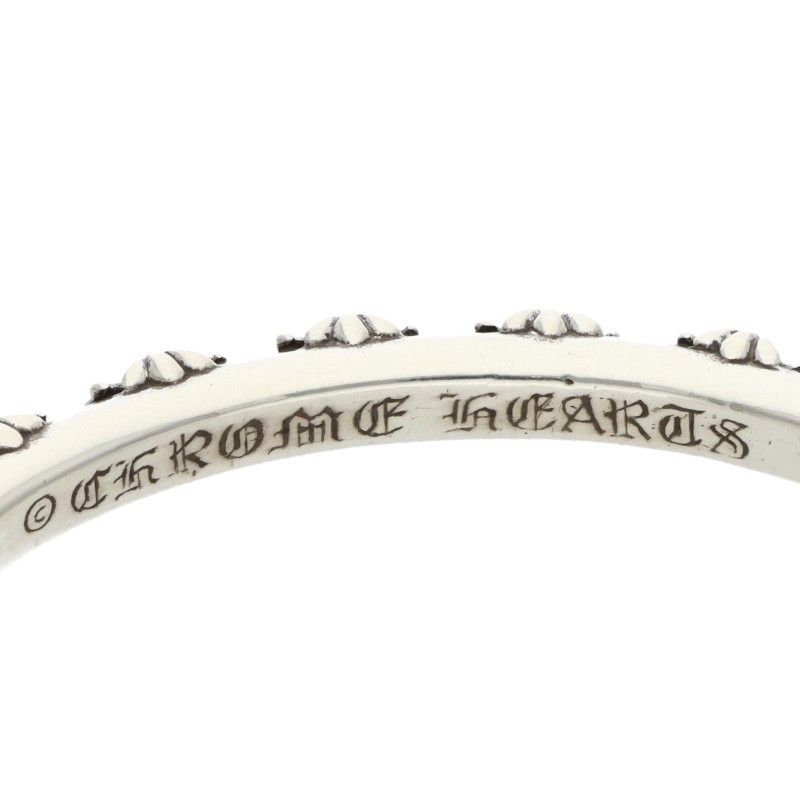 クロムハーツ BANGLE CROSS/クロスバンド シルバーバングル メンズ