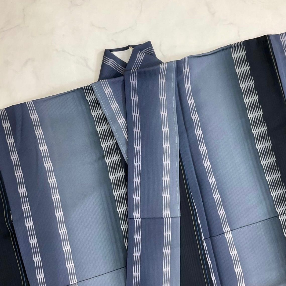 kimono one kimonoarisa 厳選 同然 センスの良い小紋 広衿 正絹 仕付け糸付き 裄長 ロング 裄68肩丈163.5