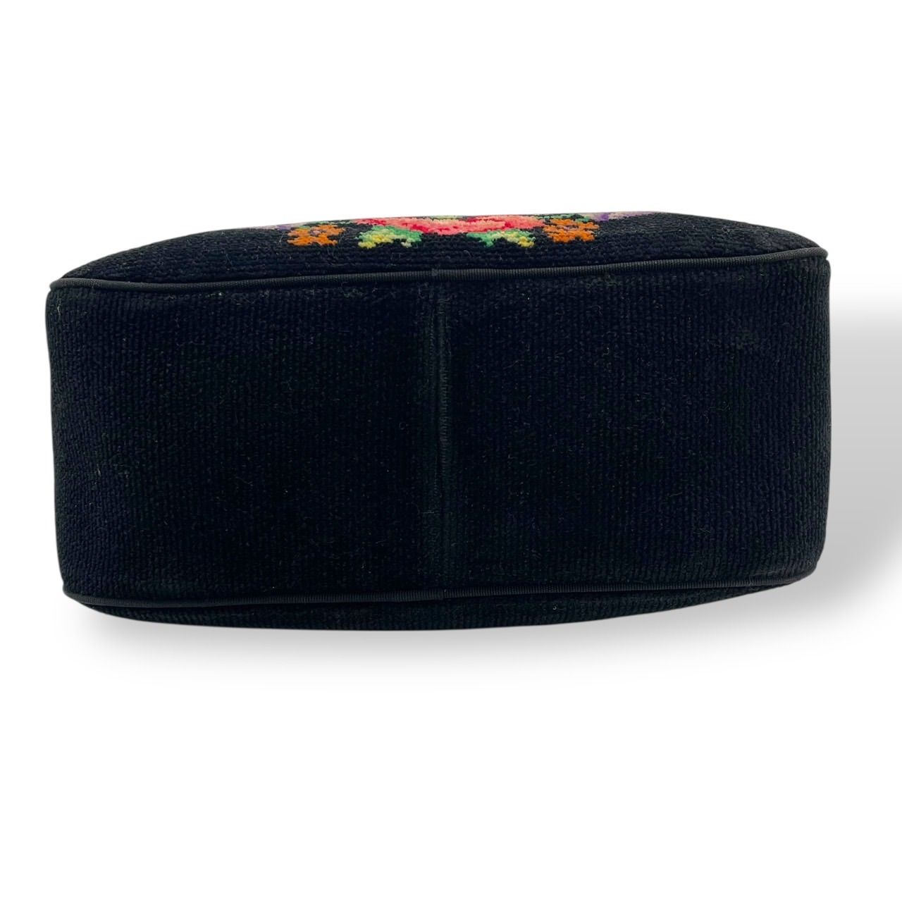 美品 FEILER フェイラー ハンドバッグ 3層 花柄 定番デザイン フラワー