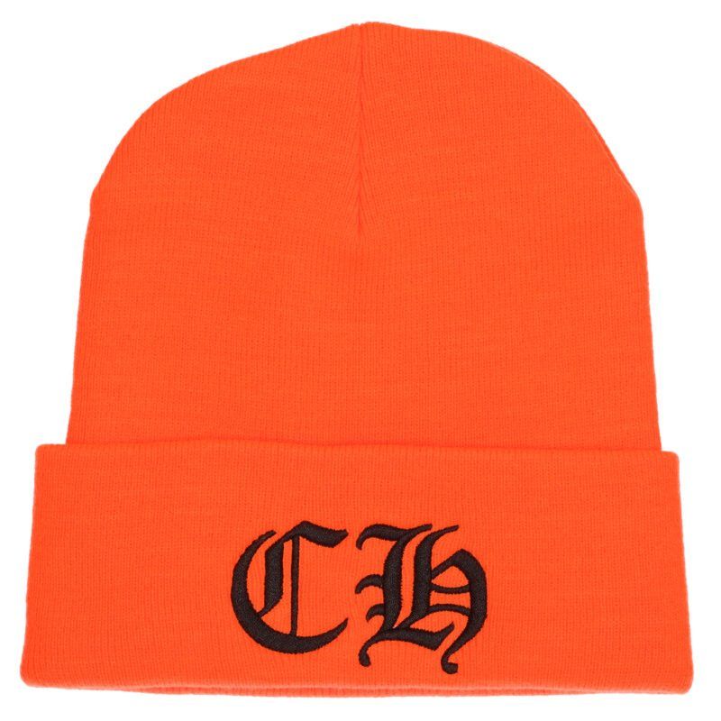 クロムハーツ WOOL WATCH CAP|ウールワッチキャップ CH刺繍アクリルビーニー帽子 メンズ ONE SIZE