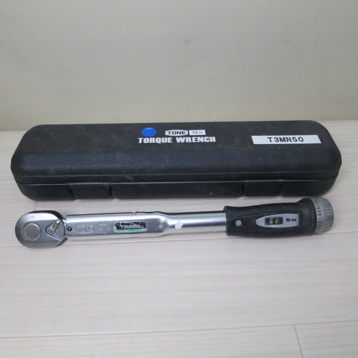 TONE プレセット 型 トルク レンチ T 3 MN 50 工具 組立 整備 点検 ラチェット トネ