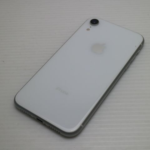 超美品 SIMフリー iPhoneXR 256GB ホワイト スマホ 白ロム 即日発送