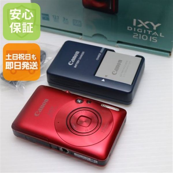 超 IXY DIGITAL 210 IS レッド Canon デジカメ デジタルカメラ 本体 06000