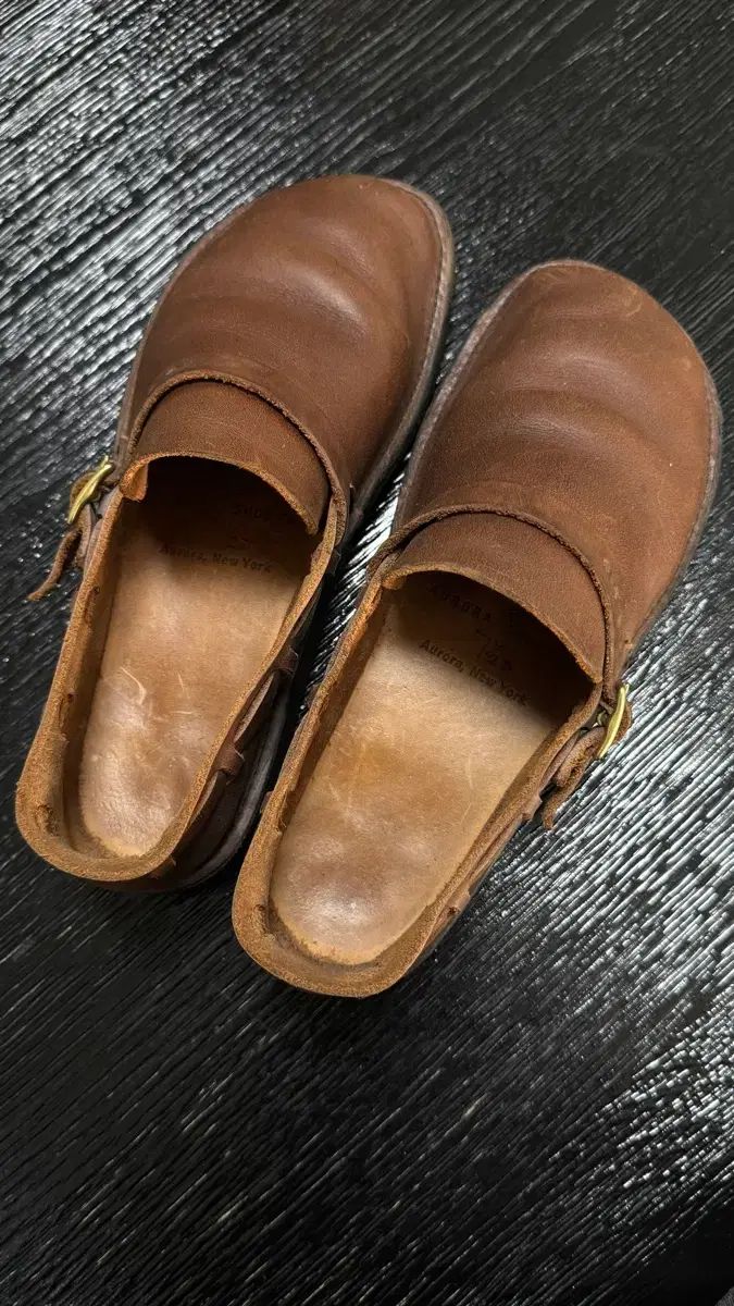 オーロラシュー ミドル イングリッシュ ブラウン 37 5