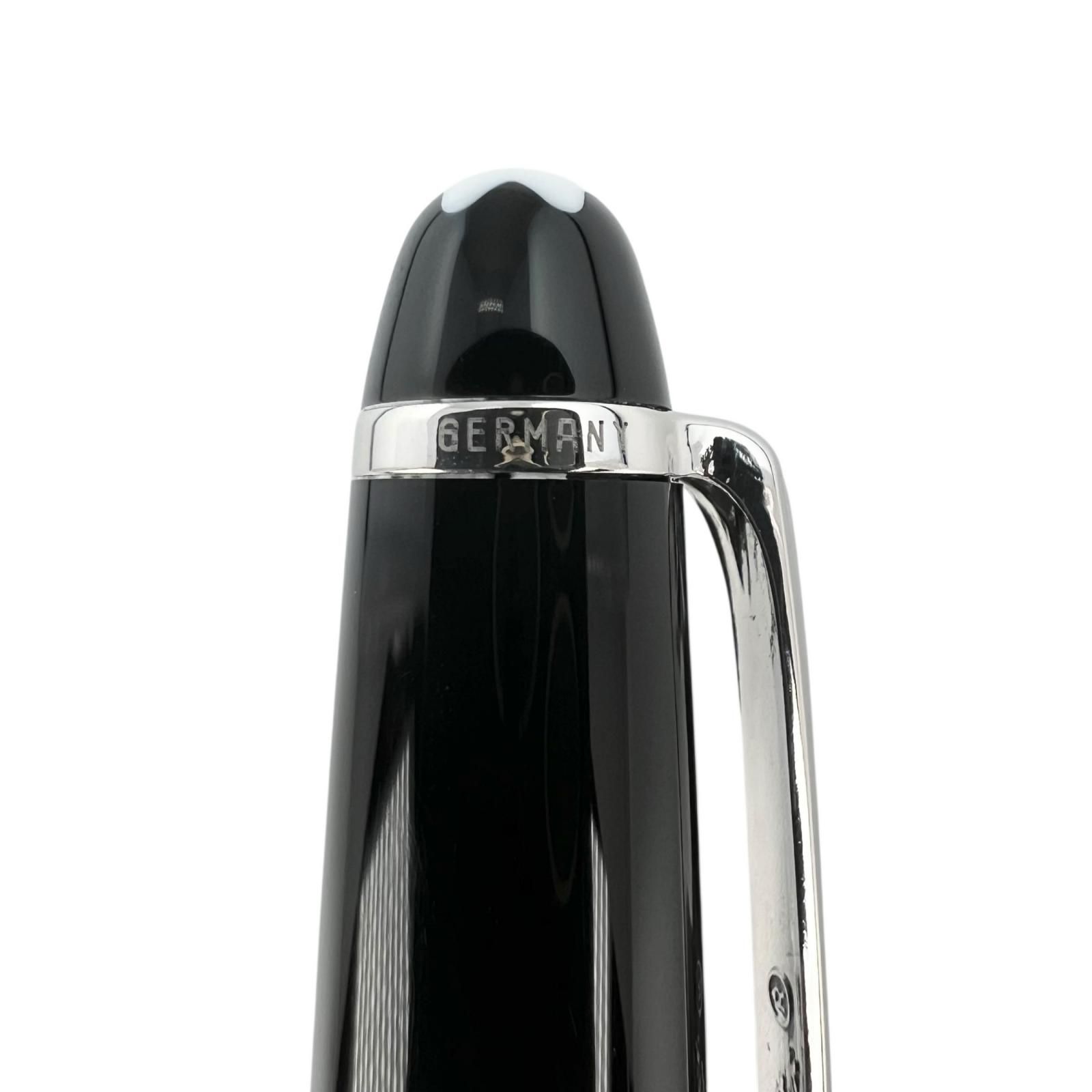  ▲MONTBLANC モンブラン マイスターシュテュック クラシック ツイスト式 ボールペン ブラック シルバー ケース付き ドイツ製 メンズ 付箋 ボールペン本体 ボールペン